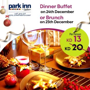 Christmas Eve Dinner or Christmas Day Brunch at Al Maha Restaurant - Park Inn by Radisson Hotel