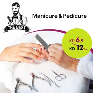 Pedicure & Manicure at The Best Men's Salon