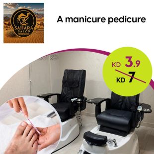 Pedicure and Manicure at Sahara Salon