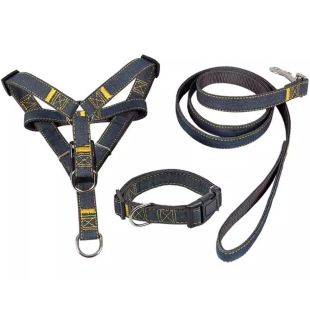 Pet Walking Harness 3Pcs Set