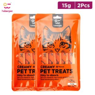 Haisenpet Creamy Tuna Wet Cat Treat Food 5 x 15 g