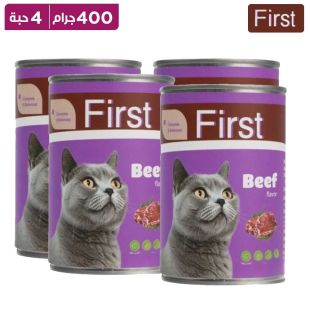 فريست - طعام القطط البقري 400 جم × 4