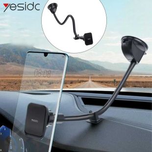 Magnetic Car Phone Holder Stand with Suction Cup by Yesido
