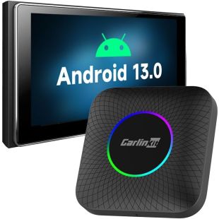 محول لاسلكي أندرويد إضاءة LED رام 8 جيجا وسعة التخزين 128 جيجابايت مع شبكة 4G للسيارة من Carlinkit