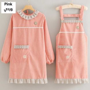 طقم مريلة مطبخ 2 قطعة بتصميم Sunflower للسيدات