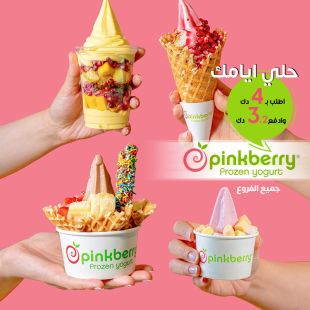 اختر ماتشتهى من الزبادي المجمدة المفضله لديك من بينك بيري