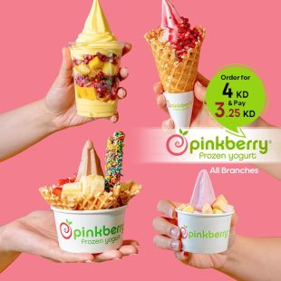 Choose what you Desire from Yummy Frozen Yogurt at Pinkberry