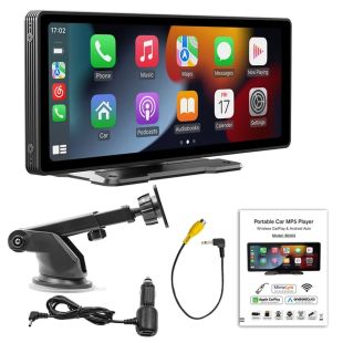 شاشة سيارة محمولة 10.26 بوصة تدعم CarPlay وAndroid Auto