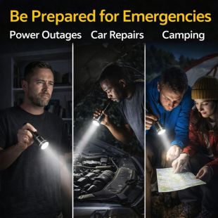 Rechargeable Long-Range CREE LED Flashlight 5W and 2000mAh Battery