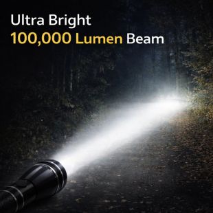Rechargeable 5W Long-Range CREE LED Flashlight with Dual Batteries