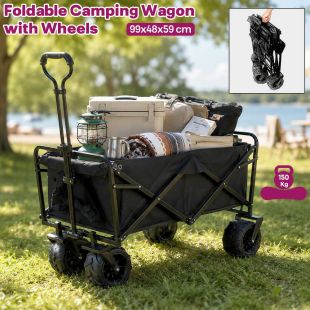 Foldable Camping Wagon with Wheels 99 &times; 48 &times; 59 cm