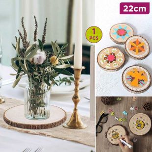 Natural Wooden Base Tray 22 cm