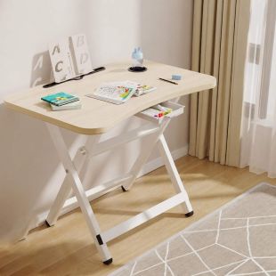Foldable Portable Mini Kids Study Table with Cup Holder and Tablet Slot