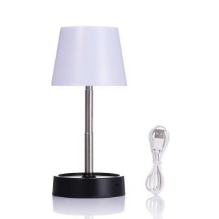 Rechargeable Collapsible LED Table Lamp 1200mAh with Telescopic Pole