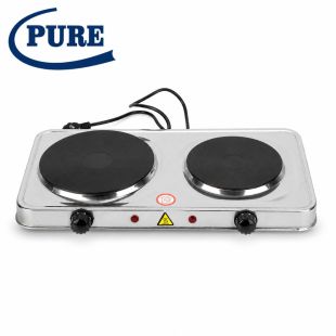 موقد كهربائي مزدوج 2000 واط من PURE