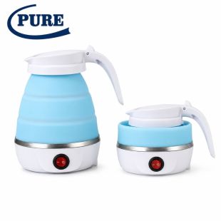 غلاية مياه كهربائية قابلة للطي للسفر 600 مل 600 واط من PURE