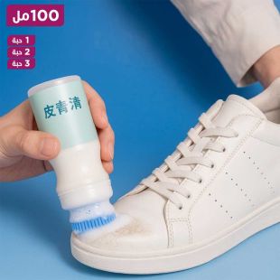 محلول تنظيف الأحذية بفرشاة مدمجة 100 مل
