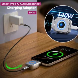 140W Smart Type-C Auto Disconnect Charging Adapter