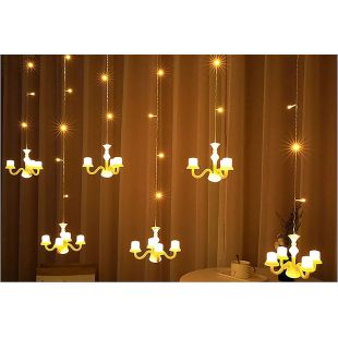  ثريا بلاستيكية 6 مصابيح LED