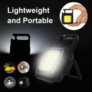 Rechargeable Multipurpose Keychain with Flash Light 3 IN 1 