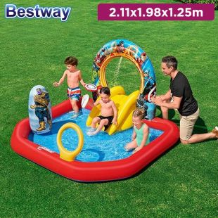 Star Splash Play Center Fun for Rings and Ball Adventure by Bestway 2.21 x 1.93 x 1.17 m