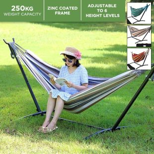 Portable Relaxing Hammock with Metal Stand