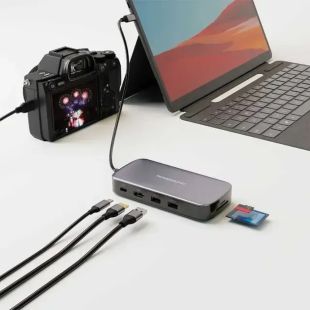 موزع USB-C متعدد المنافذ سعة 256 جيجابايت وقوة 100 واط من Powerology
