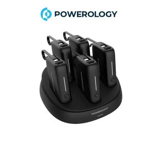 Powerology 5 in 1 Power Station 10000mAh with Built-In Cables
