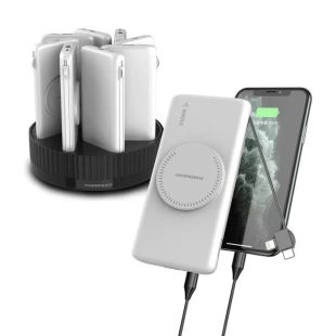 Powerology 8 in 1 Station 10000mAh PD 120W QC Wireless Power Bank