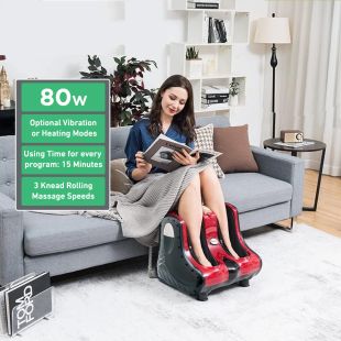 Premium Foot and Calf Massager with Vibration and Heat