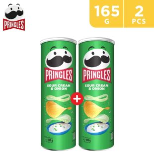 Pringles Sour Cream & Onion Chips 2 x 165g