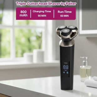 Cordless Triple Cutter Wet & Dry Shaver by Paiter