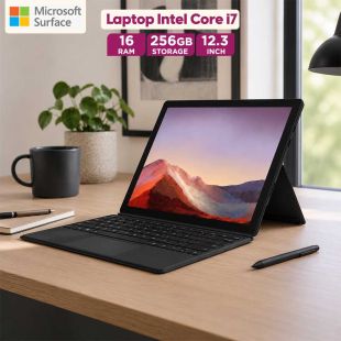 16GB RAM 256GB SSD Surface Pro 7 12.3 Inch Touchscreen Laptop Intel Core i7 by Microsoft