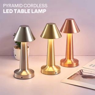 Pyramid Cordless LED Table Lamp