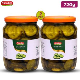 Al Madina Sliced Gherkins 720g x 2