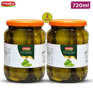 Al Madina Sandwich Gherkins 720ml x 2