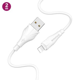 10 كيبلات شحن Optimal BX18 بموصل Lightning بطول 2 متر من BOROFONE