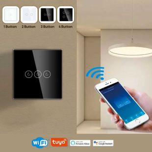 Wifi Touch Wall Switch Without Neutral by Mvava