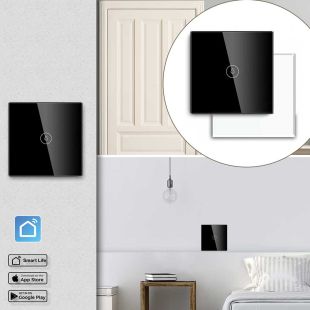 مفتاح حائط ذكي باللمس واي فاي 20 أمبير من Mvava