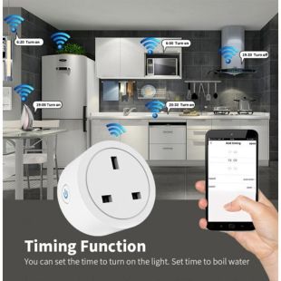مقبس ذكي واي فاي 13 أمبير بتحكم صوتي وجدولة وتشغيل عن بُعد من GoPeta