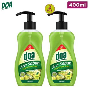 DOA LIQUID HAND SOAP OLIVE FLOWER 400ml x 2