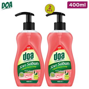DOA LIQUID HAND SOAP POWDER SCENTED 400ml x 2