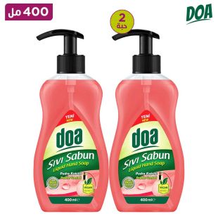 صابون سائل لليدين DOA برائحة البودرة المنعشة – 400 مل × 2