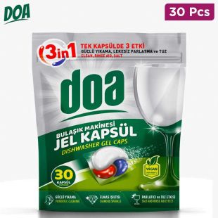 DOA Dishwasher Gel – 30 Caps × 2