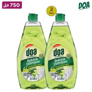 سائل غسيل الصحون DOA برائحة التفاح – 750 مل × 2