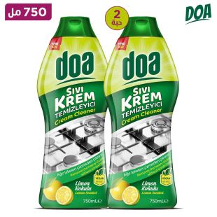 منظف كريمي DOA برائحة الليمون – 750 مل × 2