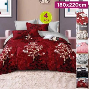 Quilt 4Pcs 180 x 220cm Soft Design Comforter