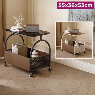 Fashionable styling Side Table with Wheels