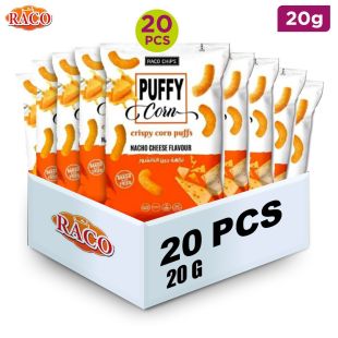 Raco Grilled Corn Pufak Nachos Cheese 20×20 g