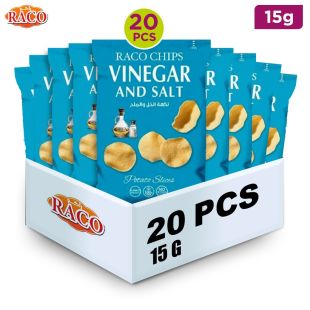 Raco GMO Free Vinegar & Salt Chips 20×15 g